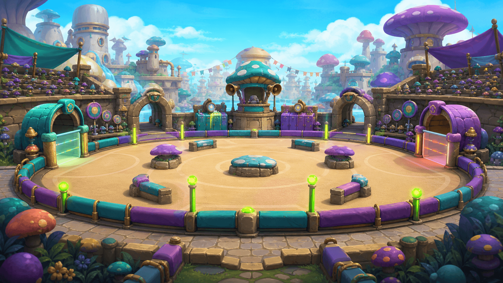 The Duel Yard game area